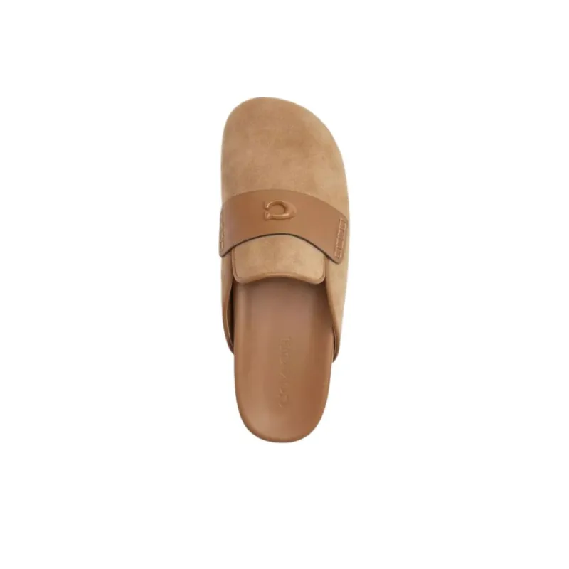 COACH Closed Toe Slippers Women's Brown-3