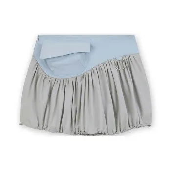 BONELESS Casual Short Skirts Women's Gray Blue