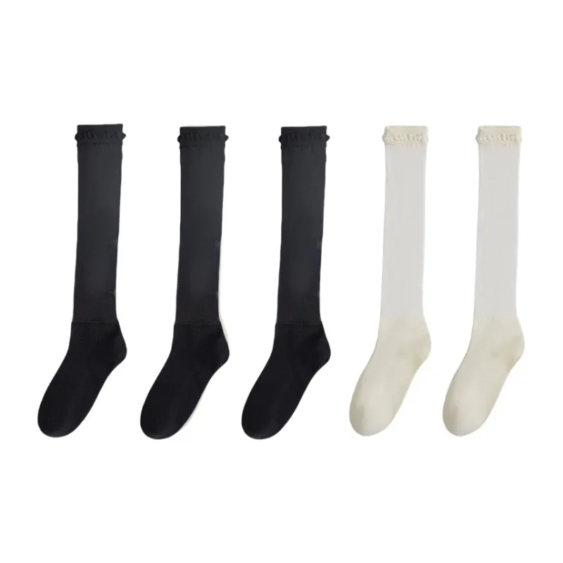 Lan Miao Knee High Socks Women's 5 Pack-12