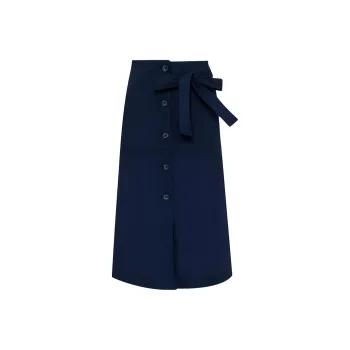 Hush Puppies Casual Long Skirts Women's Dark Blue