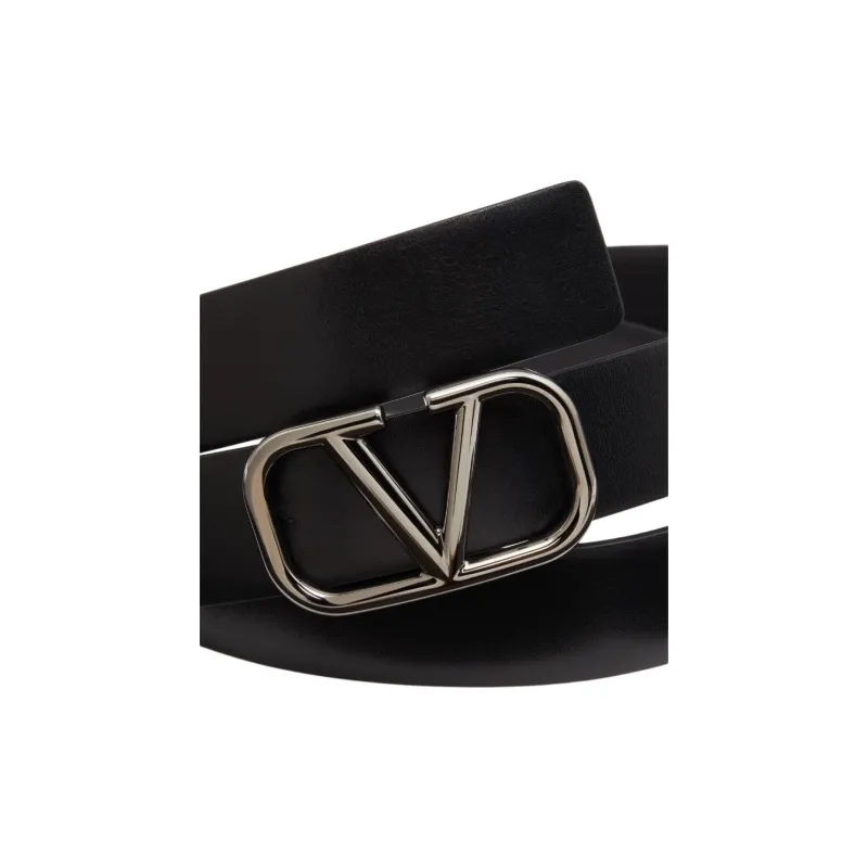 Valentino Garavani VLogo Signature 30mm Leather Belt-1