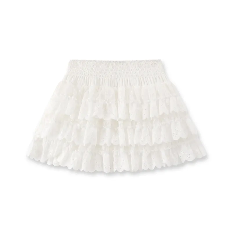 KIRSH 2025 Spring Summer Casual Short Skirts Women's White-0