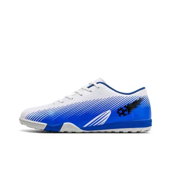QIUTEXIONG Soccer Shoes Unisex Low Top White Blue/Black White/Blue Green/Orange Month