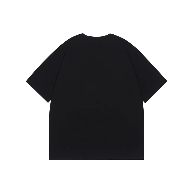 S.view Embroidery Large Logo Embroidery Short Sleeved T Shirts Unisex-3