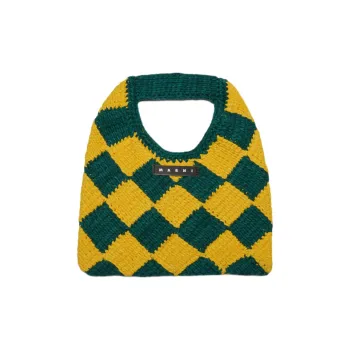 MARNI Acrylic Handbag Kids' Green & Yellow