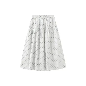 CUBIC Casual Long Skirt Women's White