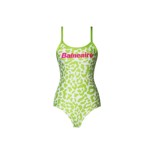BALNEAIRE One Piece Swimsuits Women's Green Leopard