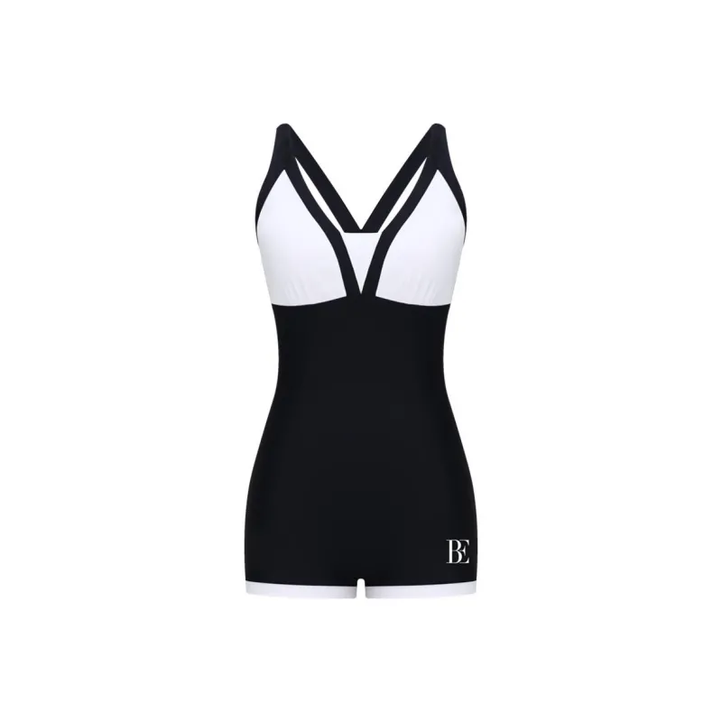 BALNEAIRE One Piece Swimsuits Women's Modern Black White-0