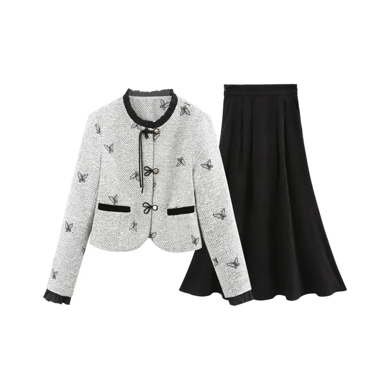 A Paradise For Awakening Skirt Set Women's Black-0