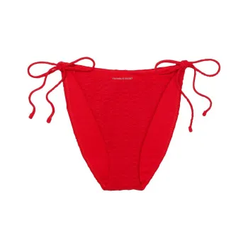 Victoria's Secret Mix & Match Side-Tie Cheeky Bikini Bottom / L Swimming Shorts Women's Red