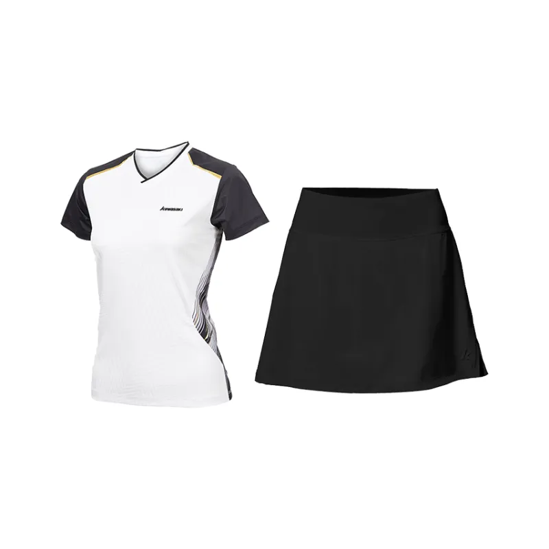Kawasaki Skirt Set Women's 2 Pack Black Gold-2