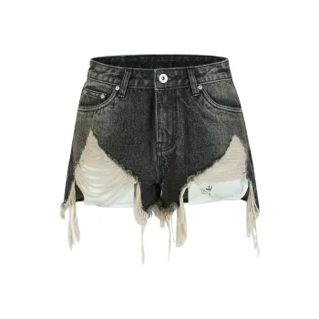 Guuka Hero Denim Shorts Women's Black