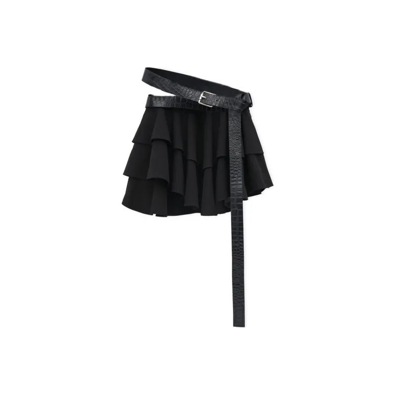 LOEWE SS25 Women's Pre Selection Collection Casual Short Skirts Women's Black-0