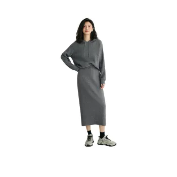 【dme】 Skirt Set Women's Dark Gray