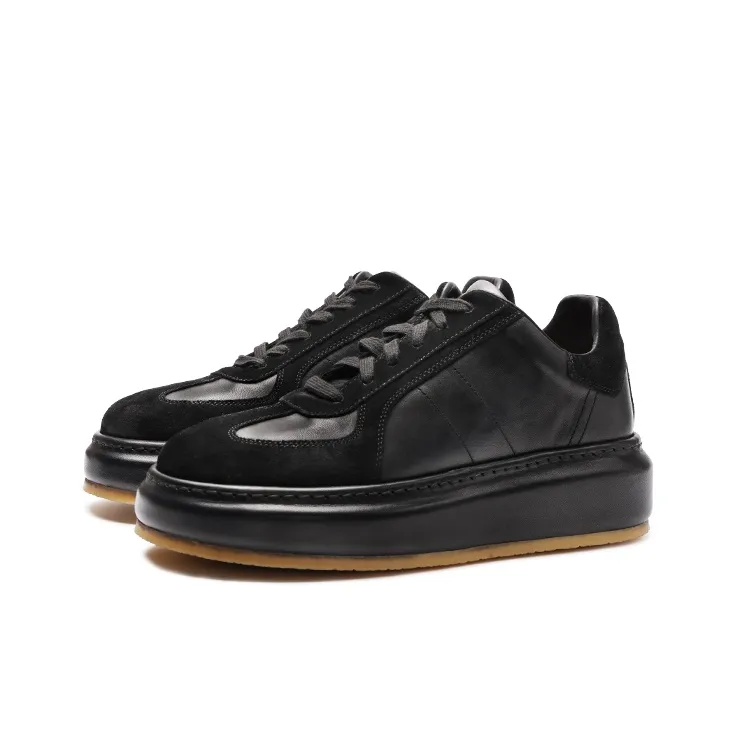 Viplander Low Top Skateboard Shoes Men's Black-1