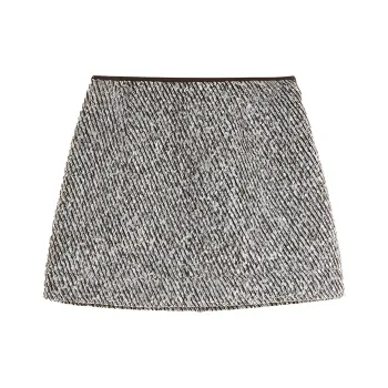 ELLE Casual Short Skirts Women's Coffee