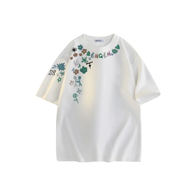 BENGEN T Shirts Unisex-17