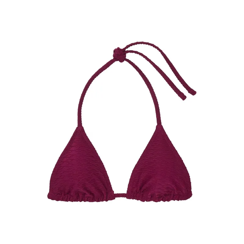 Victoria's Secret Mix & Match Triangle Bikini Top/Pink Rouge Bikini Women's Burgundy-0