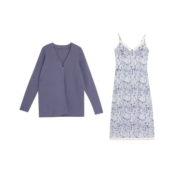 PZHK Two Piece Skirt Sets Women's