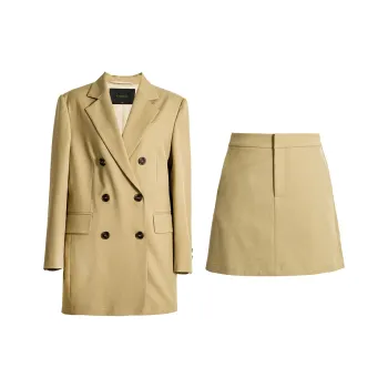 ROEYSHOUSE Skirt Set Women's Khaki
