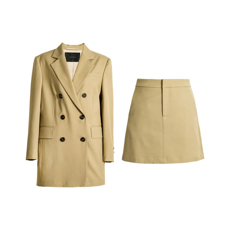 ROEYSHOUSE Skirt Set Women's Khaki-0