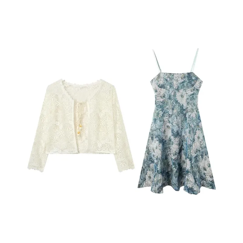 ETSE Two Piece Skirt Sets Women's-0