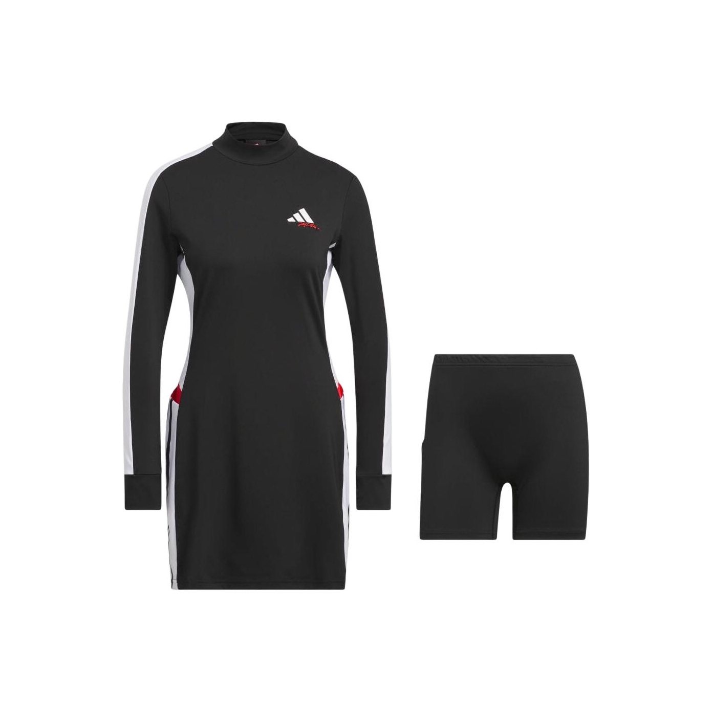 adidas two piece skirt set