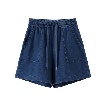 TOUCH SS24 Denim Shorts Women's Dark Blue