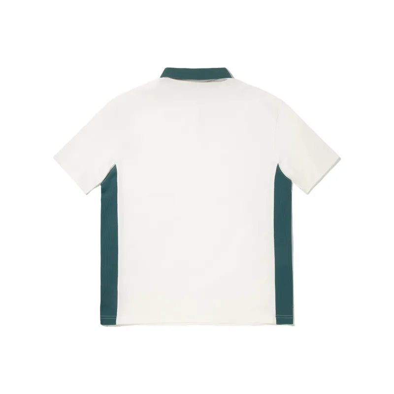 LiNing Polo Shirt Men's Champagne White/Water Jasper-1
