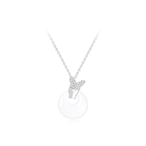 Love Link Chalcedony Jade Necklaces Women's