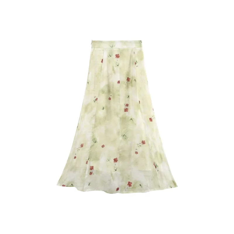 A Paradise For Awakening Casual Long Skirts Women's-0