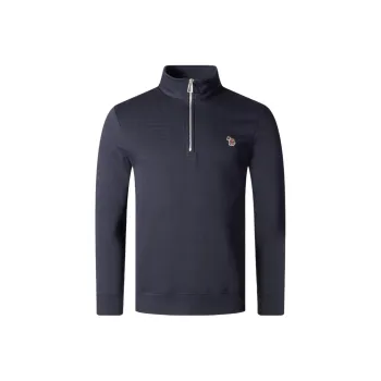 Paul Smith Logo patch Funnel neck Sweatshirt