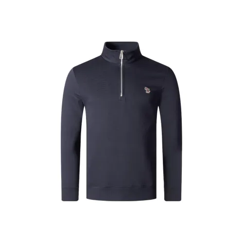 Paul Smith Logo patch Funnel neck Sweatshirt