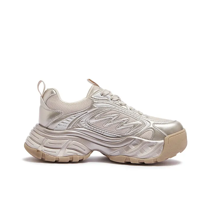 CAMEL Minimalist Style Versatile Trendy Casual Platform Height Increasing 5cm Chunky Sneakers-11