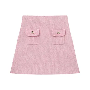 Self portrait Mélange effect Mini Skirt