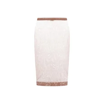 SAINT LAURENT Wide Hem Pencil Skirt