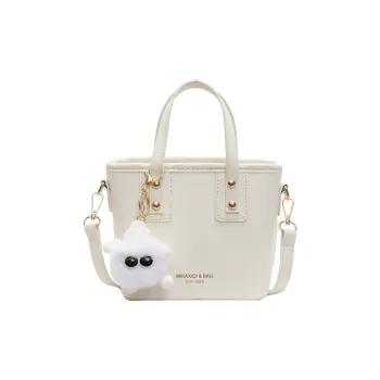 TOUTSEUL YOLO Pu Crossbody One Shoulder Handbag Women's Ecru/Black/Pink/Coffee