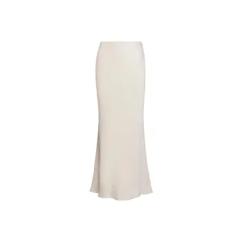CALVIN KLEIN Casual Long Skirt Women's White