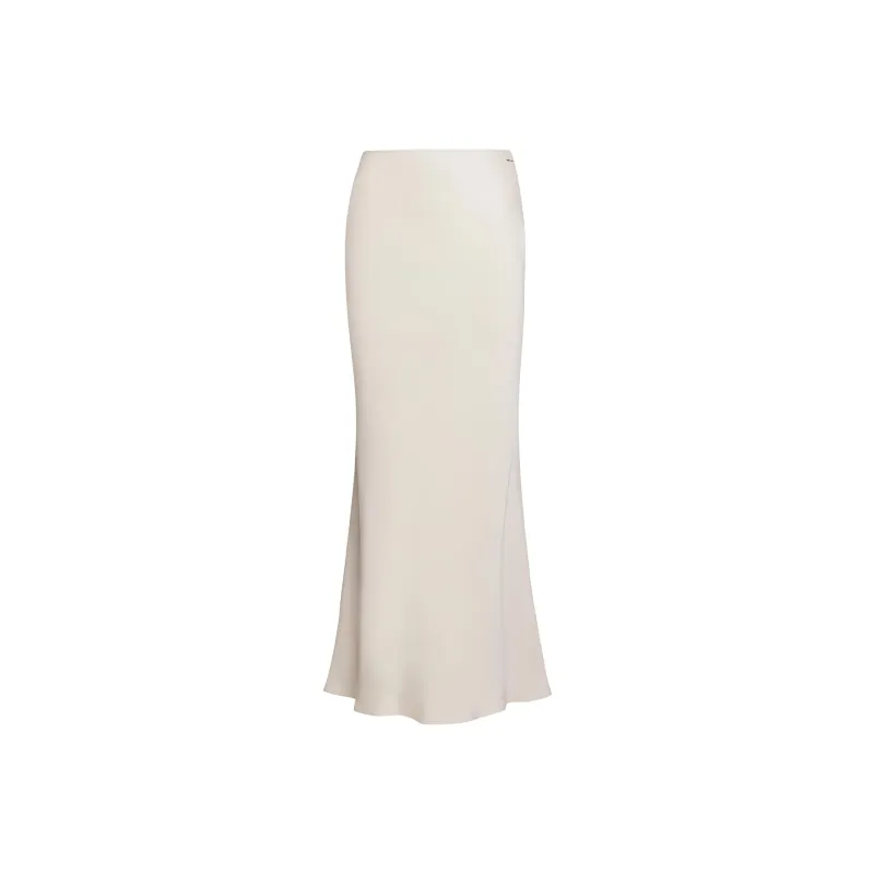 CALVIN KLEIN Casual Long Skirt Women's White-0