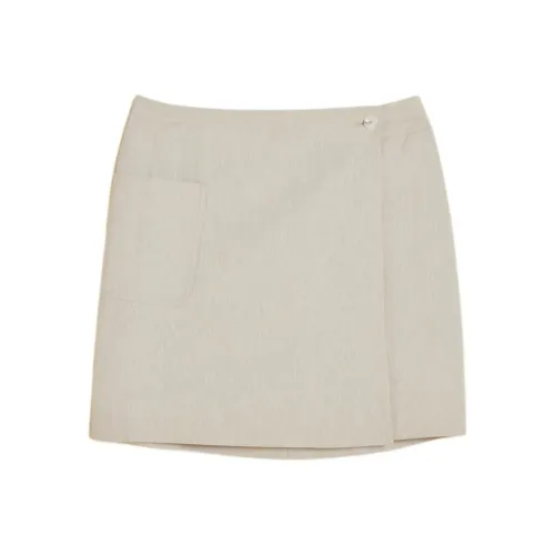 HOLZWEILER FW24 Casual Short Skirts Women's Sand