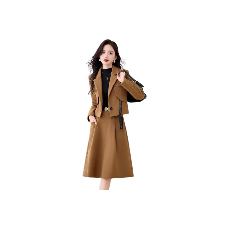 Yi Mengyuan Two Piece Skirt Sets Women's-2