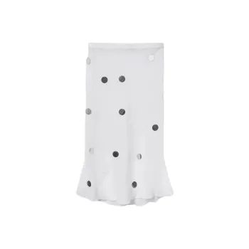 Gimaguas Casual Long Skirts Women's White