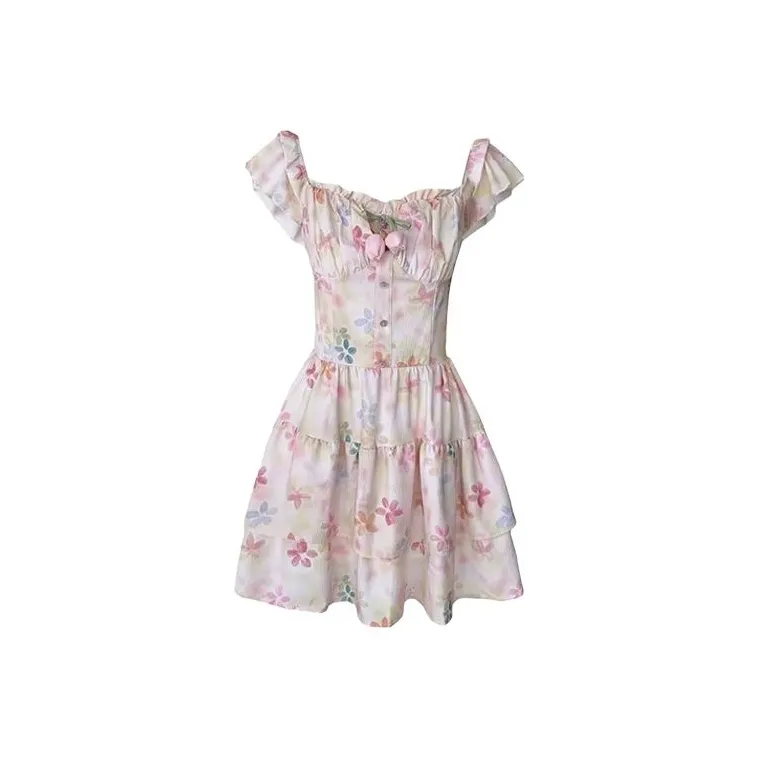 KYKW Short Sleeved Dress Women's-0