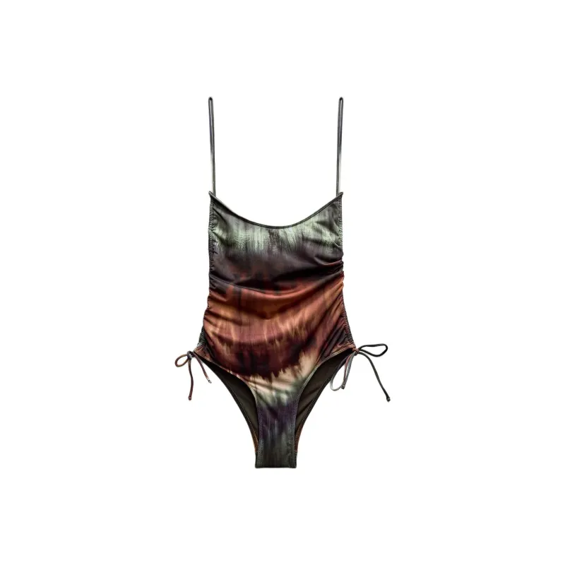 ZARA One-piece Swimsuit Women's Green-0
