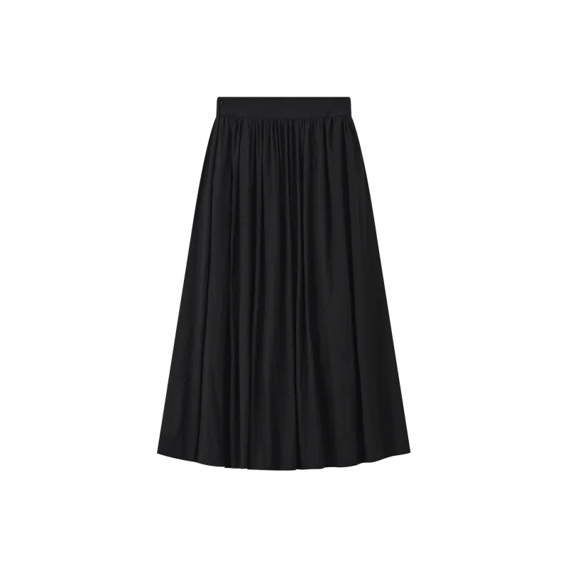 THE SEA LIFE Casual Long Skirt Women's Black Mage-0