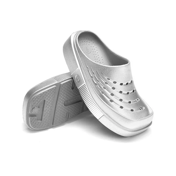 GONGJI Strange Nebula Clogs Unisex Silver-4