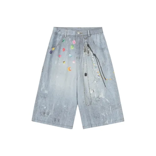 AUKC Casual Pants Unisex Blue