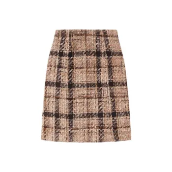 Loro Piana Halle Casual Short Skirts Women's Ebony