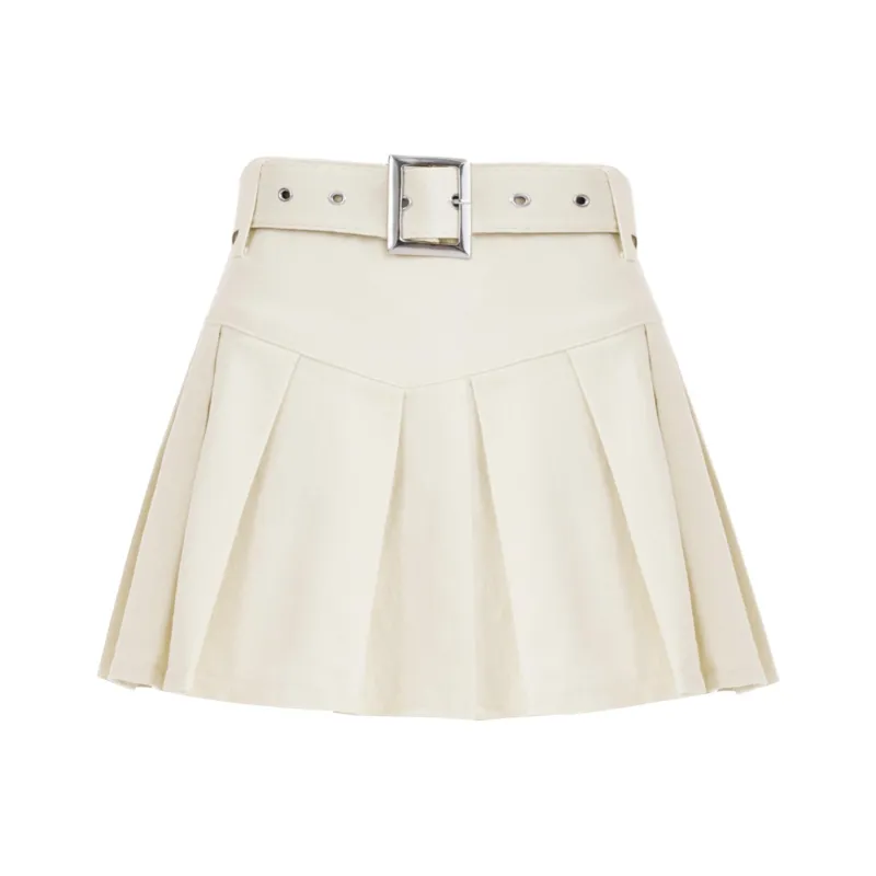 OROI Casual Short Skirts Women's Apricot-0