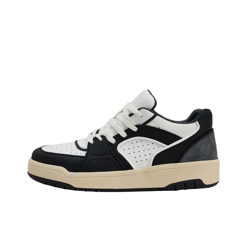 URBAN REVIVO Mid Top Casual Shoes Men's Black-0